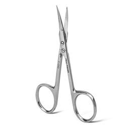 Frau Finger Ножницы маникюрные для кутикулы изогнутые / Classic FS-1243SP, глянцевые, ручная заточка, 10 см