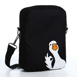 Сумка молодёжная на молнии, цвет чёрный - Nazamok фото 3