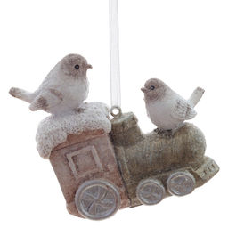 Изделие декоративное подвесное "Птички", L7 W3 H7 см, 2в.
