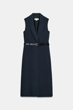 LONG WAISTCOAT WITH BELT - Zara фото 7