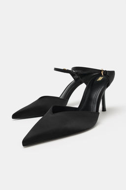 ZAPATO TAC?N DETALLE HEBILLA / Negro - Zara фото 4