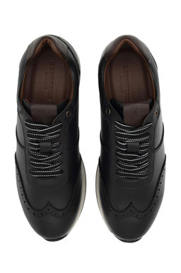 Erkek Siyah Ayakkab_ Sepette S_rpriz _ndirim