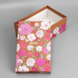 Набор коробок 6 в 1, упаковка подарочная, «Цветы », 12×7×4 ‒ 22×14×8.5 см