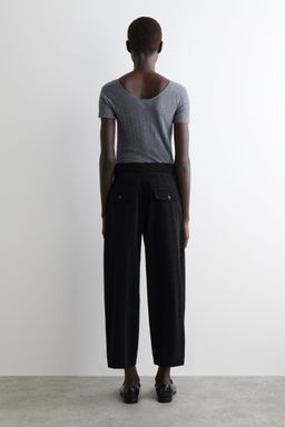 PANTALONES CROPPED DE PANA - H&m фото 4