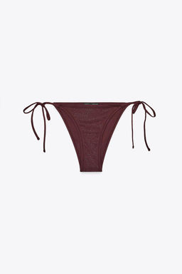 RHINESTONE BIKINI BOTTOMS - Zara фото 6