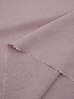 Плательная вискоза цв.Пыльный розово-сиреневый, СОРТ2, ш.1.45м, вискоза-100%, 190гр/м.кв - Купава фото 6