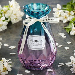 Ваза Ст 18см Презент градиент микс Y4-3820 I.K (361707) /DANIKS/  фото 2