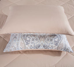 Комплект постельного белья с одеялом Филиппо (бежевый) Cotton, евро - Kazanov.a. фото 8