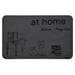 Коврик придверный 50х80см "Счастливый дом" "Vortex"