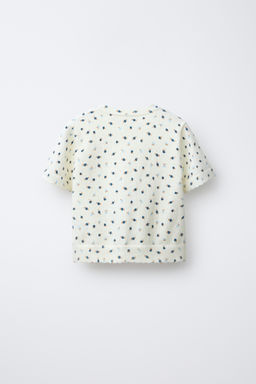FLORAL KNIT T-SHIRT - Zara фото 2