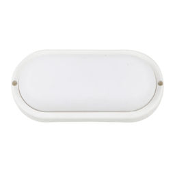 ULW-Q226 12W/6500К IP65 WHITE Светильник светодиодный влагозащищенный. Овал. Дневной свет (6500K). 158х84 мм. Корпус белый. ТМ Volpe