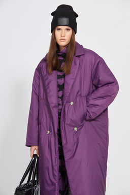 Пальто ежевика - Eola фото 4