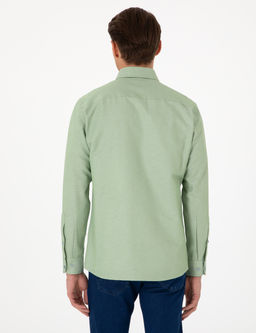 _a_la Oxford Slim Fit Kolay _t_lenebilir G_mlek
