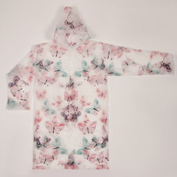 Дождевик детский Бабочки, рост 125-155 см - Funny toys фото 2