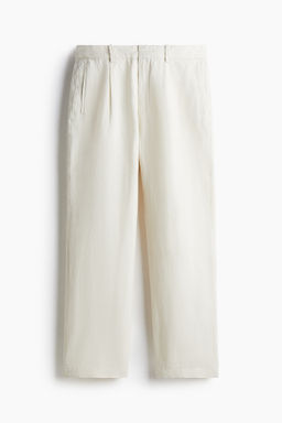 Pantal?n en mezcla de lino Relaxed Fit