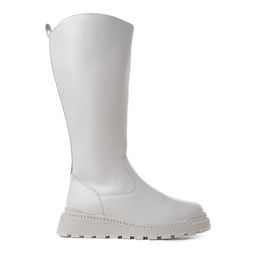 5B4262 ЖЕН Сапоги нат.кожа нат.м.+текстиль-ZM ТЭП