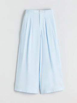 Beli Lastikli Pileli K?z ?ocuk Pantolon