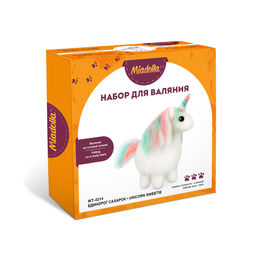 Miadolla WT-0214 Единорог Сахарок набор для валяния