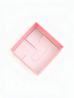 Цена за 2 шт. Коробка самосборная With love, размер 12×12×8.5 см, плотность 270 г/м²
