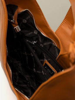 LACCOMA сумка Y2008-рыжый натуральная кожа полиэстер  фото 6