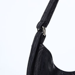 Сумка женская мешок на молнии, цвет чёрный - Simaland фото 4