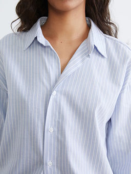 ?izgili Oversize Kad?n G?mlek