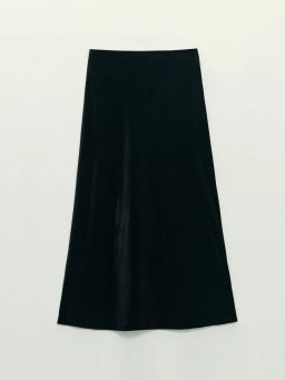 Юбка миди из бархата / Zarina