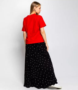 Костюм #БШ2310, красный,чёрный