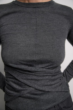 CROSSOVER KNIT TOP - Zara фото 10