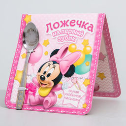 Ложка детская «На первый зубик», 2.3×11 см, Минни Маус