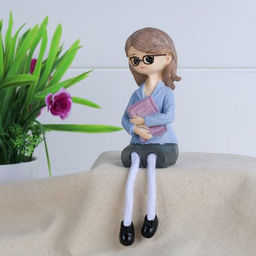 Цена за 2 шт. Фигурка Учитель висячие ножки 2 штуки набор / K312 /уп 96/ - Галеонтрейд фото 4