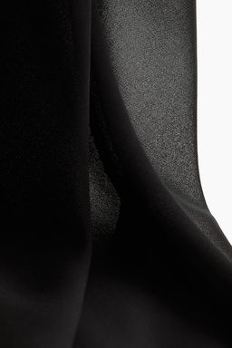 Vestido de gasa con tirantes finos - H&m фото 7