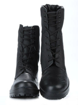 05-9007 BLACK Ботинки зимние мужские (искусственная кожа, искусственный мех)