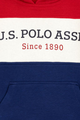 Erkek _ocuk K_rm_z_ Basic Kap__onlu Sweatshirt - U.s. polo assn фото 4
