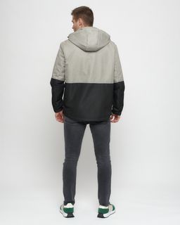 Куртка-анорак спортивная мужская бежевого цвета 3307B - Wonderrman фото 5