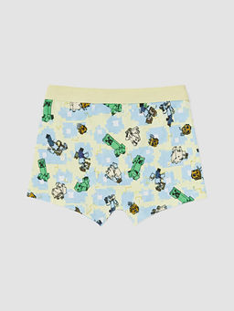 Erkek ?ocuk Minecraft Bask?l? Boxer 3l? - Waikiki фото 3