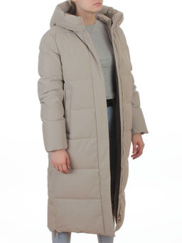 L667 BEIGE Пальто зимнее женское (200 гр. холлофайбер) - Fashion фото 8