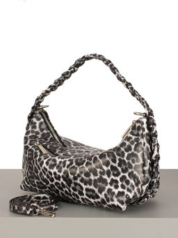 LACCOMA сумка НИ18669-леопард белый натуральная кожа хлопок  фото 2