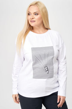 Джемпер SOVA 11204 белый фото 4