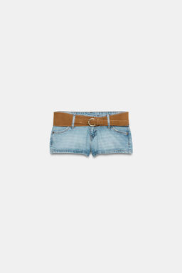 SHORTS Z1975 DENIM CINTUR?N / Azul medio - Zara фото 2