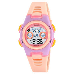 Детские наручные часы электронные Skmei 2309purple-pink