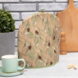 Грелка на чайник Этель Spruce branches 28х28см, 100%хл, саржа 190 г/м2