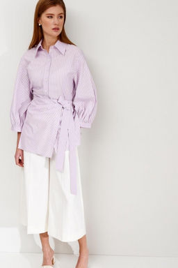 Брюки кюлоты прямого силуэта Mel (Цвет: Молочный) - Morozov Amavie фото 7