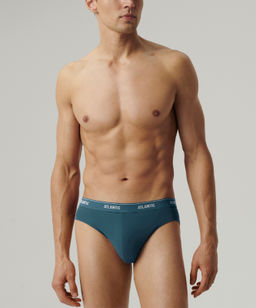 ATLANTIC 2RMP-094 Трусы спорт - набор 2 шт. серый меланж + морской фото 2