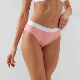 Трусы женские слипы MINAKU в рубчик, размер 44-46, розовые