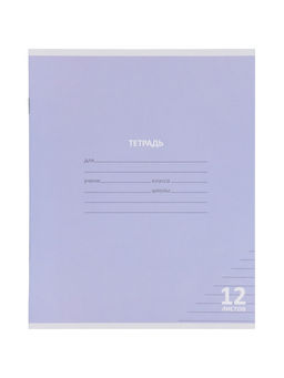 Компл тетр из 10шт 12л лин КПК "Пастель", обл мел карт, блок №2, 5 видов 10991548