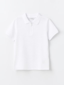 Polo Yaka K?sa Kollu Erkek ?ocuk Ti??rt - Waikiki фото 3