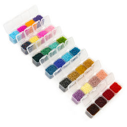 Gamma Органайзер пластиковый для бисера с ячейками 28 шт. ОМ-028 пластик 10.6 x 17.5 x 2.6 см прозрачный