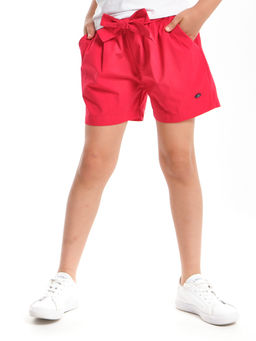 Шорты для девочки UD 4650 красный