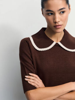 Джемпер с отложным воротником / Zarina